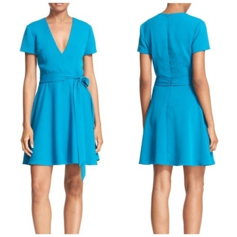 Alice + Olivia Adrianna Faux Wrap Dress
